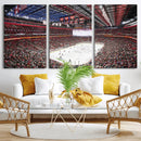 Barton Malow Little Caesars Arena Detroit Wall Art Canvas