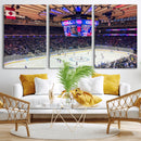 Madison New York Rangers Hockey Stadium Wall Art Canvas