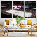 Rogers Place Edmonton Oilers Ice Hockey Stadium Wall Art,