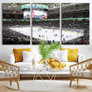Sharks Arena Blackhawks Sharks Ice Hockey Stadium Wall Art by MyGreatCanvas | Canvas Wall Art Prints | Photo Prints & Wall Decor