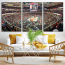 United Center Chicago Bulls Stadium Wall Art Canvas Print