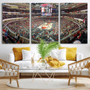 United Center Chicago Bulls Stadium Wall Art Canvas Print
