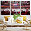 Carolina Hurricanes Ice Hockey Stadium Wall Art, Carolina