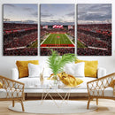 Florida Tampa Raymond James Stadium Wall Art Canvas Print -