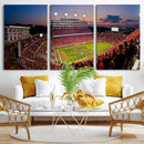 NC State Wolfpack Football Team Print - Raleigh by MyGreatCanvas | Canvas Wall Art Prints | Photo Prints & Wall Decor