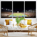 SMU Mustangs Football Team Print - Dallas Gerald J. Ford