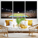 SMU Mustangs Football Team Print - Dallas Gerald J. Ford