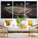 Houston Cougars Football Team Print - Houston TDECU Stadium