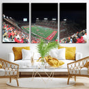 Houston Cougars Football Team Print - Houston TDECU Stadium by MyGreatCanvas | Canvas Wall Art Prints | Photo Prints & Wall Decor