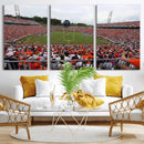 Virginia Cavaliers Football Team Print - Charlottesville Scott Stadium Print Wall Art Canvas by MyGreatCanvas | Canvas Wall Art Prints | Photo Prints & Wall Decor