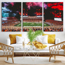Virginia Tech Hokies Football Team Print - Blacksburg Lane