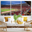 Wisconsin Badgers Football Team Print - Madison Camp Randall