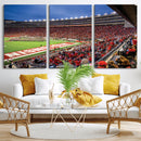 Wisconsin Badgers Football Team Print - Madison Camp Randall