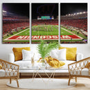 Wisconsin Badgers Football Team Print Canvas- Madison Camp