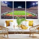 Wolfpack Football Team Print - Raleigh Carter-Finley Stadium