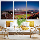 Wolfpack Football Team Wall Art Print - Raleigh