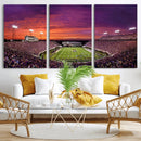 East Carolina University Pirates Football Print Canvas-