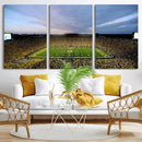 University Michigan Wolverines Football Team Canvas, Iconic by MyGreatCanvas | Canvas Wall Art Prints | Photo Prints & Wall Decor