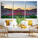 NC State Wolfpack Football Team Print Wall Art - Raleigh
