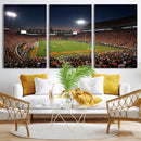 Clemson University Tigers Art Print, Football Team Print -