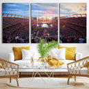 Denver Broncos Football Team Print Canvas- Empower Field at