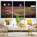 Indiana University Hoosiers Football Team Print Canvas - by MyGreatCanvas | Canvas Wall Art Prints | Photo Prints & Wall Decor