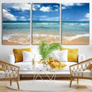 Sea View From the Beach Canvas Print