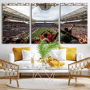 Miami Hurricanes Football Team Wall Art Print - Miami Hard