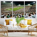 Michigan State Spartans Football Canvas Print - East Lansing