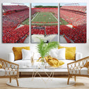 Rutgers Scarlet Knights Football Team Print - Piscataway SHI by MyGreatCanvas | Canvas Wall Art Prints | Photo Prints & Wall Decor