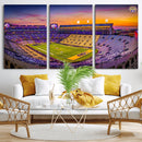 The Louisiana State University Tigers Football Team Print -