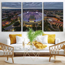 The Louisiana State University Tigers Football Team Print -