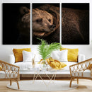 Wild Grizzly 399 Bear Canvas Wall Art Print, Bear Animal by MyGreatCanvas | Canvas Wall Art Prints | Photo Prints & Wall Decor