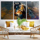 Abstract Horse Wall Art Canvas Print | Farmhouse Wall Decor by MyGreatCanvas | Canvas Wall Art Prints | Photo Prints & Wall Decor