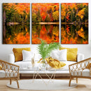 Forest Reflection Art | Autumn Forest Reflection Wall Art | by MyGreatCanvas | Canvas Wall Art Prints | Photo Prints & Wall Decor