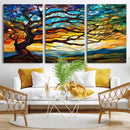 Mosaic Tree Wall Art | Ready to Hang Stained Glass Style