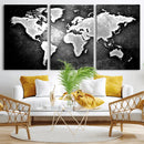 World Map Wall Art Canvas Print – Framed Wall Art for by MyGreatCanvas | Canvas Wall Art Prints | Photo Prints & Wall Decor