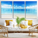 Beach Scene Canvas Wall Art Print – Tranquil Ocean Horizon by MyGreatCanvas | Canvas Wall Art Prints | Photo Prints & Wall Decor