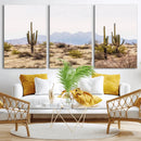 Desert Cactus Canvas Wall Art – Serene Southwestern Arizona by MyGreatCanvas | Canvas Wall Art Prints | Photo Prints & Wall Decor