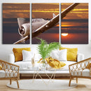 Old War Plane Wall Art Canvas Print by MyGreatCanvas | Canvas Wall Art Prints | Photo Prints & Wall Decor