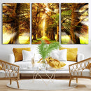 Sunshine in Forest and Trees Wall Art Canvas Print by MyGreatCanvas | Canvas Wall Art Prints | Photo Prints & Wall Decor