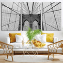 Large Brooklyn Bridge Wall Art Canvas Print