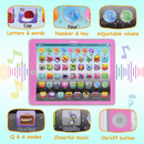 Kid Baby Toddler Tablet Toy Educational Learning Study Tablet Pad Gift for Aged 2 3 4 5 6 7 Girls Boys