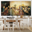 Last Supper Wall Art – Framed Jesus Painting Modern Biblical by MyGreatCanvas | Canvas Wall Art Prints | Photo Prints & Wall Decor