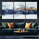 Abstract Mountain Range Art Canvas Print | 3 Panel by MyGreatCanvas | Canvas Wall Art Prints | Photo Prints & Wall Decor