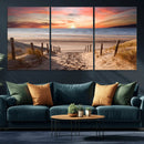 Sunset on the Sea Wall Art Canvas Print by MyGreatCanvas | Canvas Wall Art Prints | Photo Prints & Wall Decor