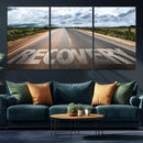 Recovery Road Wall Art Canvas Print