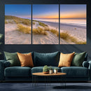 Sunrise On The Beach Wall Art Canvas Print