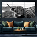 Longhorn Steer Canvas Print Wall Art, Highland Cow Canvas by MyGreatCanvas | Canvas Wall Art Prints | Photo Prints & Wall Decor