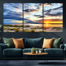 Sunset On The Ocean Wall Art Canvas Print by MyGreatCanvas | Canvas Wall Art Prints | Photo Prints & Wall Decor